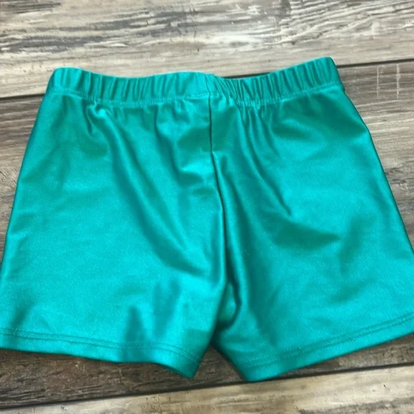 Pixie Lane High Shine Tumble Shorts 💚 Size 6 - Picture 3 of 4